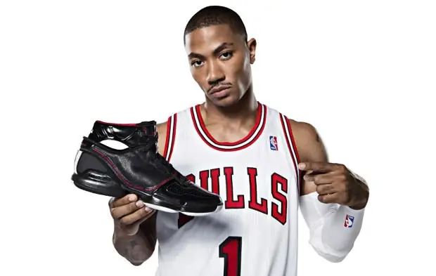 Derrick Presenting Adidas’ Derrick Rose Shoes