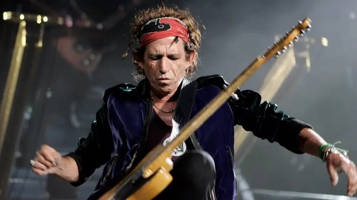 Keith Richards’ Middle Finger